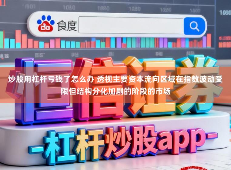 炒股用杠杆亏钱了怎么办 透视主要资本流向区域在指数波动受限但结构分化加剧的阶段的市场