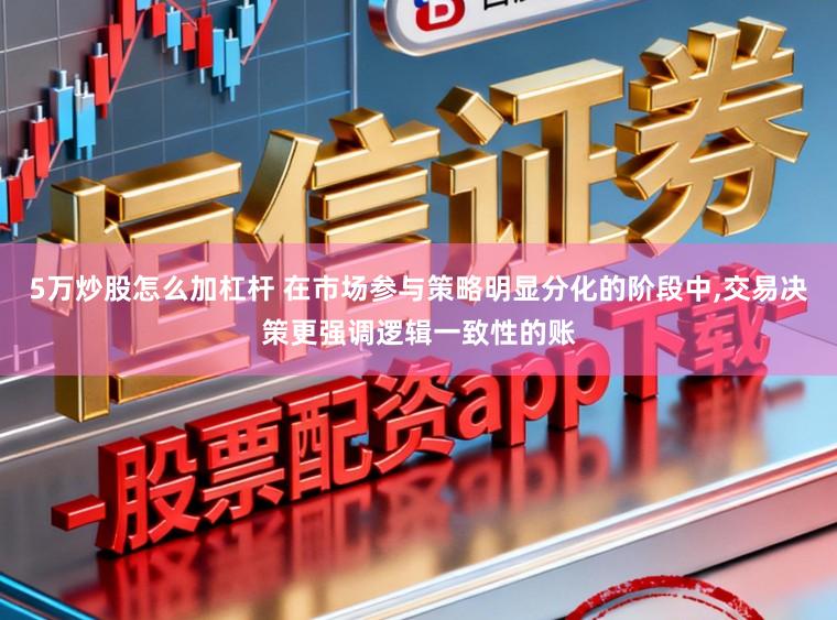 5万炒股怎么加杠杆 在市场参与策略明显分化的阶段中,交易决策更强调逻辑一致性的账